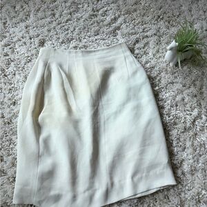 Jones New York white professional women’s midi Cream Pencil Skirt